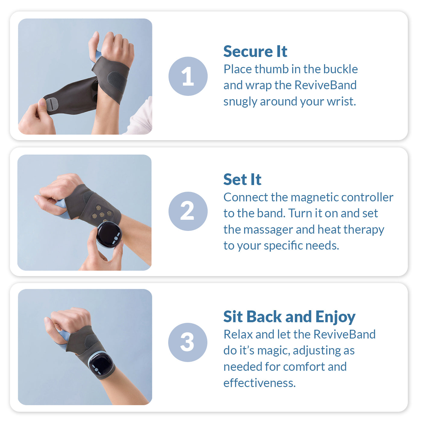 ReviveBand - Wrist Pain Relief for Caregivers