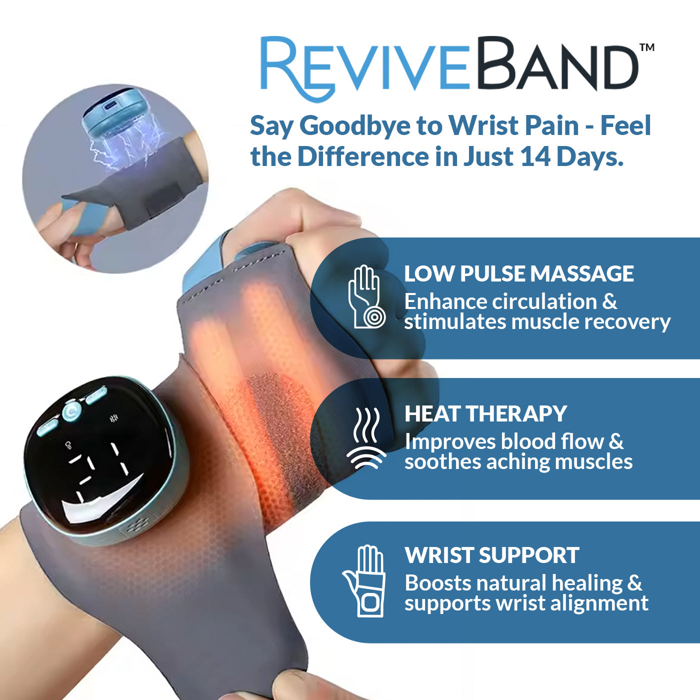 ReviveBand - Wrist Pain Relief for Caregivers