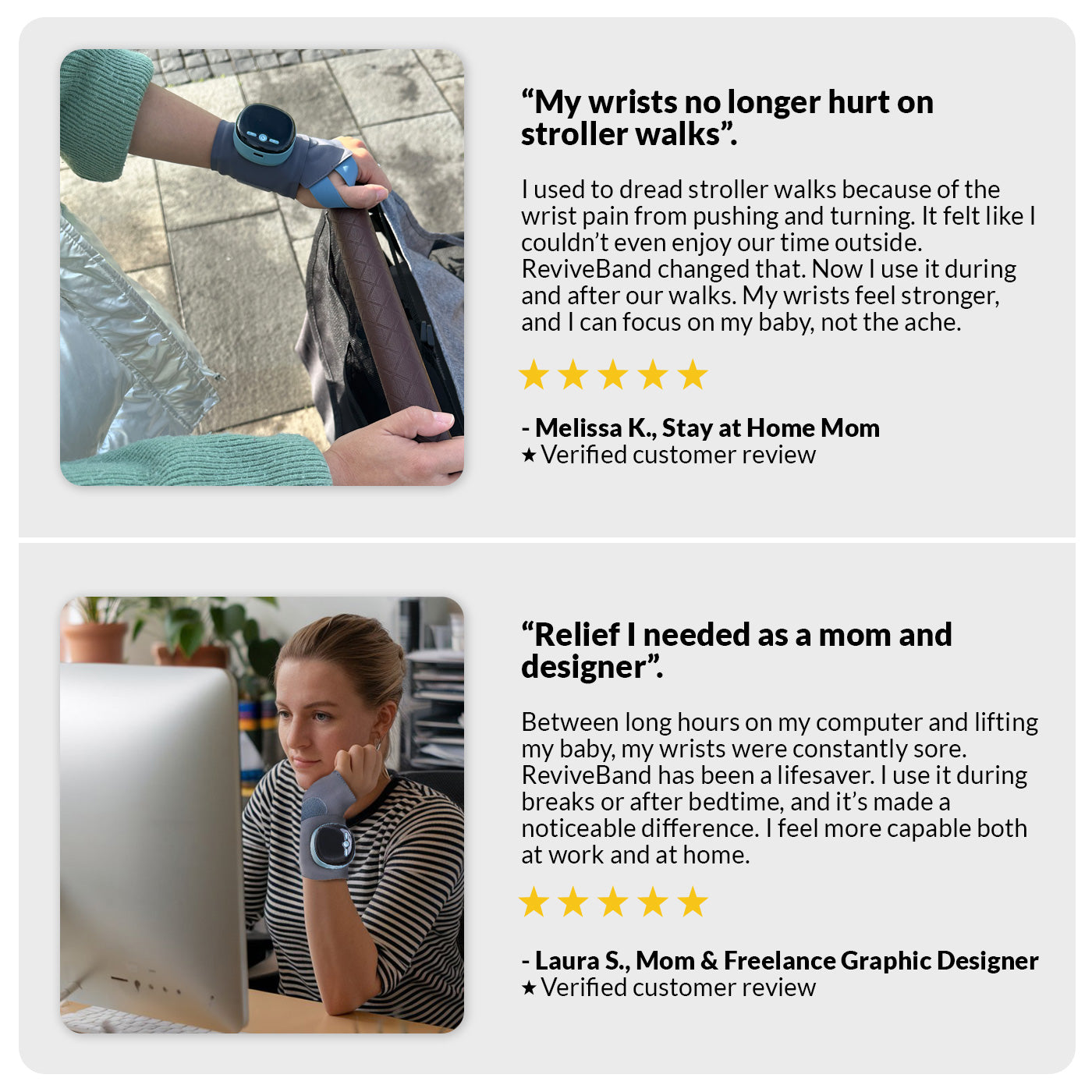 ReviveBand - Wrist Pain Relief for Caregivers